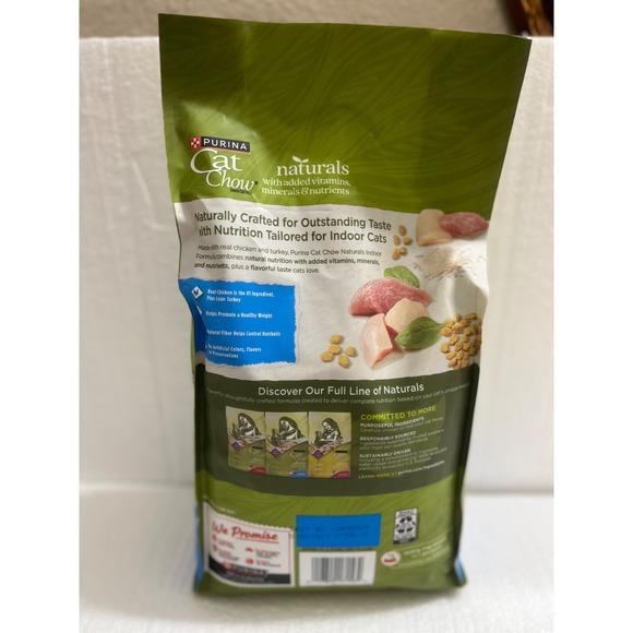 Purina Cat Chow Indoor & Healthy Dry Cat Food,‎ 3.15 Lb Bag - Picture 2 of 4